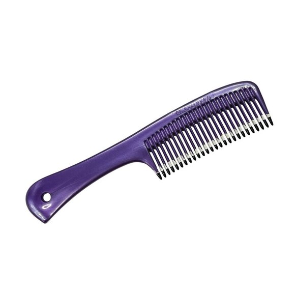 VTG Unbreakable Volume Comb Twice Dipped Wide Tooth 80-90s Purple White Black - Picture 1 of 4